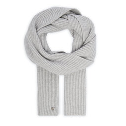 Calvin Klein Зимен шал Calvin Klein Ck Metal Wool Rib Scarf LV04D8056G Сив