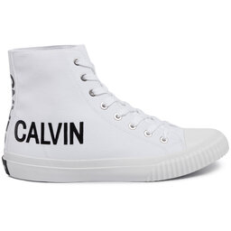 

Кеди Calvin Klein Jeans Iacopo Canvas S0597 Bright White, Білий