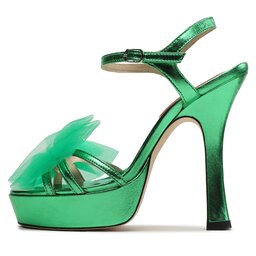 

Босоніжки Custommade Arlina Metallic Bow 999624047 Metallic Green 365, Зелений