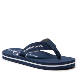 Calvin Klein Jeans Chancletas Calvin Klein Jeans Logo Print Flip Flop V3B8-80155-0058 M Blue 800