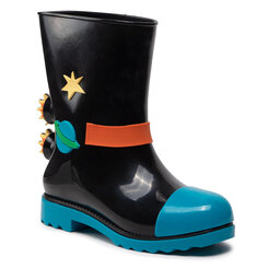 Melissa Gumáky Melissa Mini Melissa Rain Boot + Fabula 33677 Blue/Black AF026