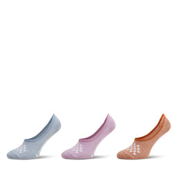 Vans Set di 3 paia di pedulini da donna Vans Wm Classic Heathered Canoodle 6.5-10 3Pk VN0A48HEDSB1 Blu