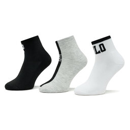 Polo Ralph Lauren Set de 3 perechi de șosete lungi de damă Polo Ralph Lauren 455908159002 White