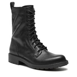 Clarks Schnürstiefeletten Clarks Orinoco2 Style 261636234 Black Leather