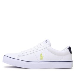 

Кросівки Polo Ralph Lauren Sayer RF104092 White Recycled Canvas/Navy/Citron w/ Citron PP, Білий