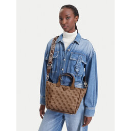 Guess Handtasche Guess Adrian Logo Travel TWNB21 68019 Braun