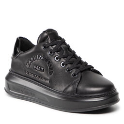 KARL LAGERFELD Sneakersy KARL LAGERFELD KL62539 Black Lthr/Mono