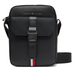 Tommy Hilfiger Τσαντάκι Tommy Hilfiger Th Foundation Mini Reporter AM0AM13479 Μαύρο