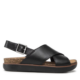 

Босоніжки Clarks Elayne Cross 261592344 Black Leather, Чорний