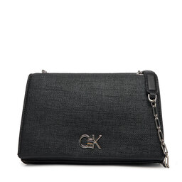 Calvin Klein Borsetta Calvin Klein Ck Medium Conv Chain Bag_Tex K60K613177 Nero