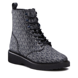 MICHAEL Michael Kors Scarponcini MICHAEL Michael Kors Haskell Bootie 40F2HSFE5B Blk/Silver