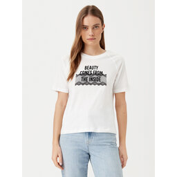 JDY JDY Marškinėliai Nina 15342612 Balta Loose Fit