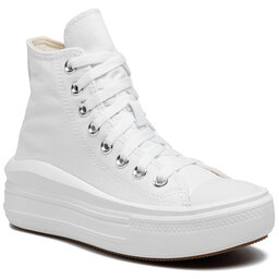 Converse Sneakers aus Stoff Converse Chuck Taylor All Star Move Platform 568498C Weiß