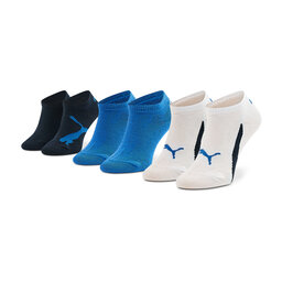 Puma 3 pares de calcetines cortos unisex Puma 907960 03 Navy/White/Strong Blue