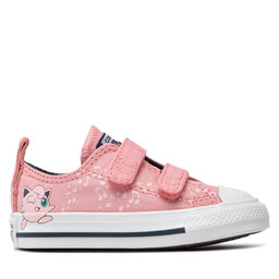 

Кеди Converse Ctas 2v Ox A01232C Daybreak Pink/White/Black, Рожевий
