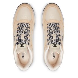 

Снікерcи Champion Low Cut Shoe Rr Champ Ii Plat Animalier S11616-WW005 Ofw/Nbk, Écru