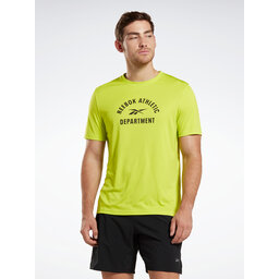 Reebok Reebok Póló Training Graphic T-Shirt IC7666 Sárga