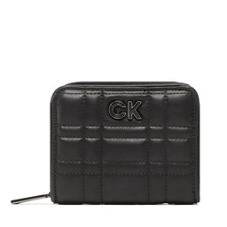 Calvin Klein Голям дамски портфейл Calvin Klein Re-Lock Quilt Z/A Wallet W/F Md K60K610003 BAX