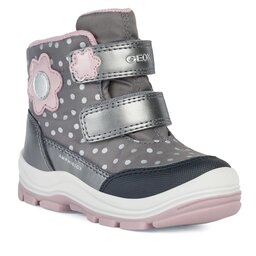 Geox Апрески Geox B Flanfil Girl B Abx B363WB 0MNNF C0952 S Dk Grey/Pink