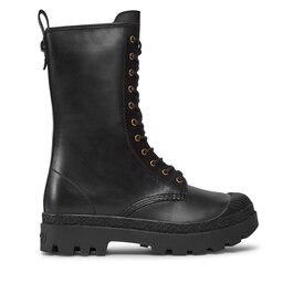 Coach Polokozačky Coach Tasha Leather Boot CN100 Černá