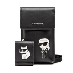 KARL LAGERFELD Pouzdro na mobil KARL LAGERFELD 230W3217 Black