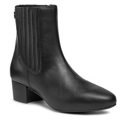 Tommy Hilfiger Боти Tommy Hilfiger Essential Leather Boot FW0FW07759 Black BDS