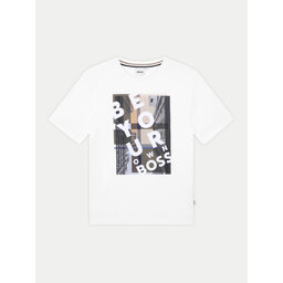 BOSS Boss T-Shirt J51217 S Weiß Regular Fit