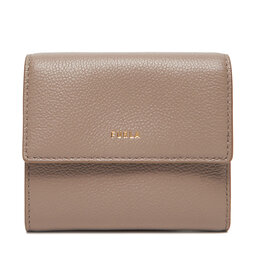 Furla Mały Portfel Damski Furla Goccia M Compact WP00469 BX3036 KH 2572S Beżowy