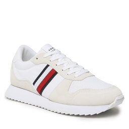 Tommy Hilfiger Сникърси Tommy Hilfiger Runner Evo Mix FM0FM04699 White YBS