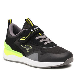 KangaRoos Sneakers KangaRoos Kd-Gym Ev 18722 000 5062 S Jet Black/Neon Yellow