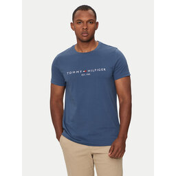 Tommy Hilfiger Tommy Hilfiger Majica Logo MW0MW11797 Modra Regular Fit