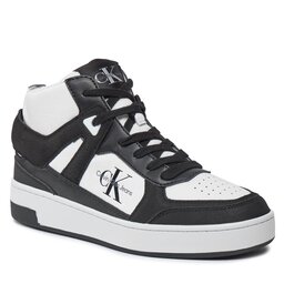Calvin Klein Jeans Sneakersy Calvin Klein Jeans Basket Cupsole High Mix Ml Fad YW0YW01300 Black/Bright White 0GM