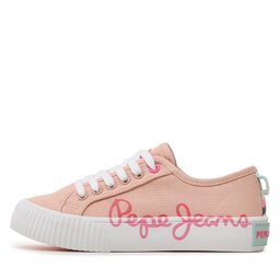 

Снікерcи Pepe Jeans Ottis Log G PGS30577 Powder Rose 318, Рожевий