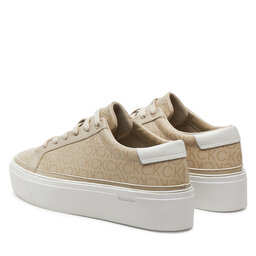 

Снікерcи Calvin Klein Flatform Cup Lace Up Epi Mono HW0HW01911 Feather Grey PB1, Сірий