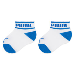 

Набір 2 пар високих дитячих шкарпеток Puma Baby Wording Sock 2P 935479 White / Blue 03, Голубий