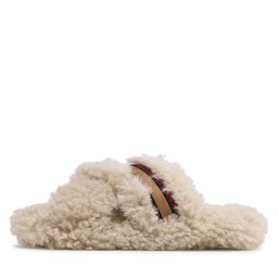

Тапочки Tommy Hilfiger Sherpa Fur Home Slippers Strap FW0FW06576 Classic Beige ACI, Бежевий