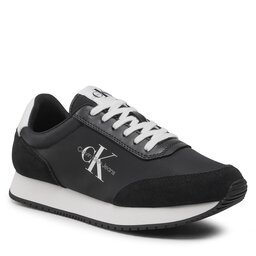 Calvin Klein Jeans Laisvalaikio batai Calvin Klein Jeans Retro Runner Su/Ny Mono YM0YM00683 Black/White 0GJ