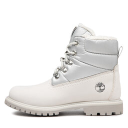 

Черевики туристичні Timberland 6'' Prem Puffer Bt Wp TB0A44WJ143 White Nubuck Silver, Сірий