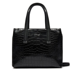 Calvin Klein Τσάντα Calvin Klein Ck Must Mini Tote_Croco K60K612163 Μαύρο