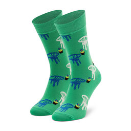Happy Socks Visoke unisex čarape Happy Socks HAPPY SOCKS-BLC01 Zelena