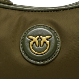 

Сумка Pinko Half Moon Mini AI 23-24 PLTT 101523 A11Q Verde Edera/Antique Gold X22Q, Зелений