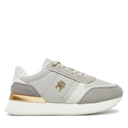 Tommy Hilfiger Сникърси Tommy Hilfiger Th Fashion Runner FW0FW08475 Сив