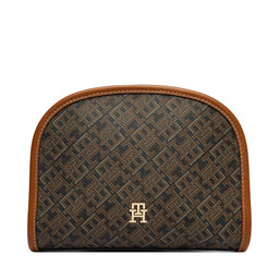 Tommy Hilfiger Kosmetiktasche Tommy Hilfiger Th Icon Washbag Mono Print AW0AW18927 Schwarz