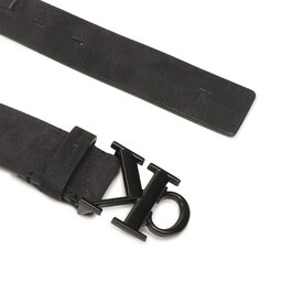 

Чоловічий ремінь Calvin Klein Jeans Mono Round Plauqe Lthr Belt 35 K50K510783 BDS, Чорний