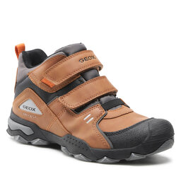 Geox Зимни обувки Geox J Buller B.B Abx A J169WA 0MEFU C0616 D Brown/Orange