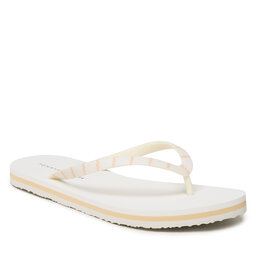 Tommy Hilfiger Čības uz pirksta Tommy Hilfiger Essential Beach Sandal FW0FW07141 Feather White AF4