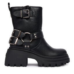 Buffalo Bokacsizma Buffalo Bravr Biker Lo 1220067 Fekete