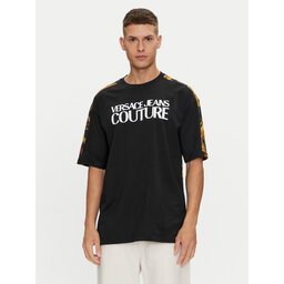 Versace Jeans Couture Versace Jeans Couture T-Shirt 76GAH613 Μαύρο Regular Fit