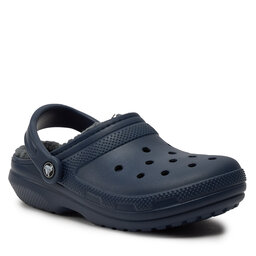 

Шльопанці Crocs Classic Lined Clog 203591 Navy/Charcoal, Cиній