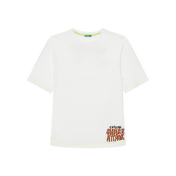 United Colors Of Benetton United Colors Of Benetton T-Shirt 3I1XC10P6 Weiß Regular Fit